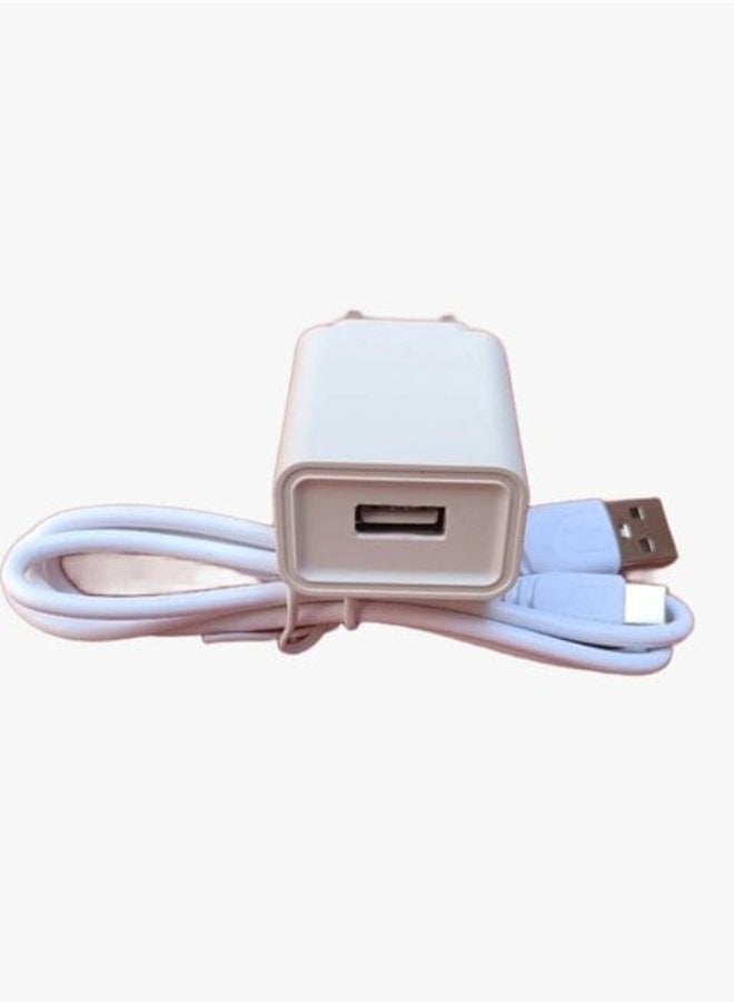شاحن E50T USB Type-C سريع، أبيض - Image 2